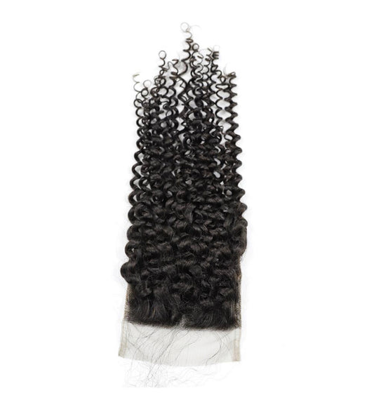 Mongolian Kinky Curly Closures